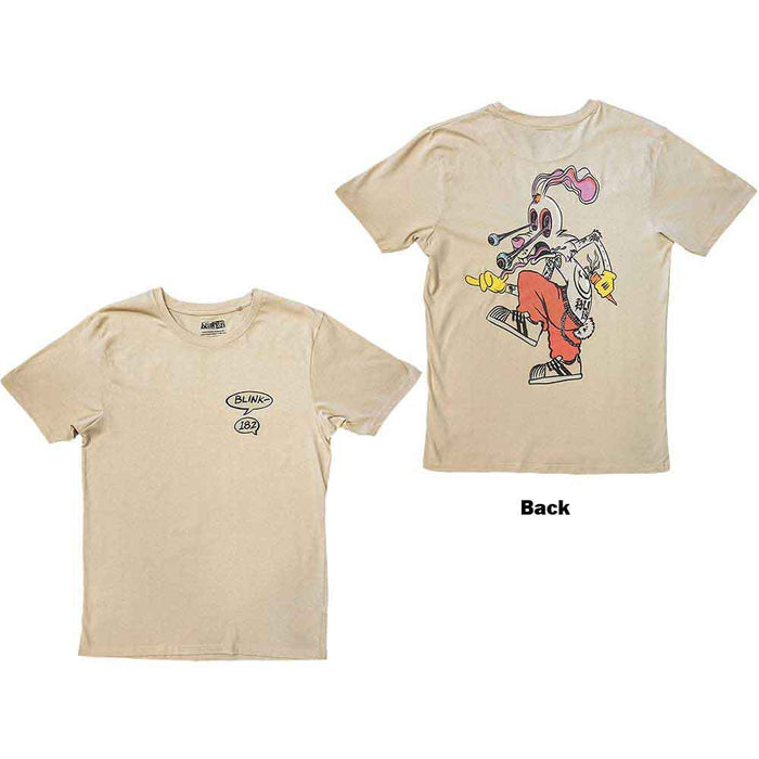 Blink-182 Roger Rabbit Natural Large T-Shirt