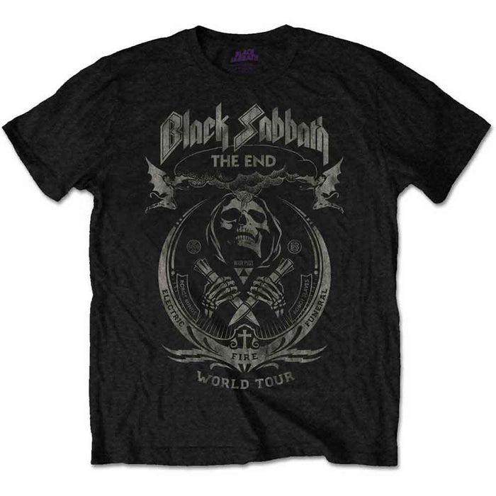 Black Sabbath The End Mushroom Cloud Black XX-Large T-Shirt