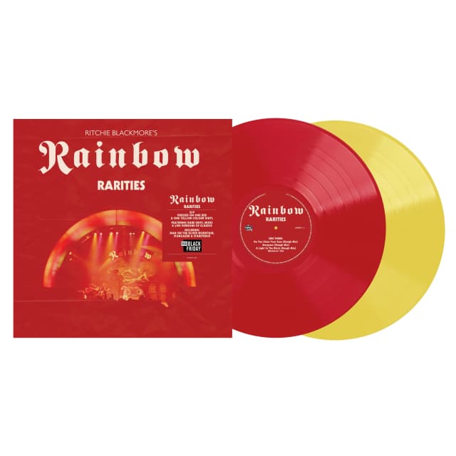 Ritchie Blackmore's Rainbow Rarities Vinyl LP Red & Yellow Colour RSD Black Friday 2026 Due Out 27/11/26