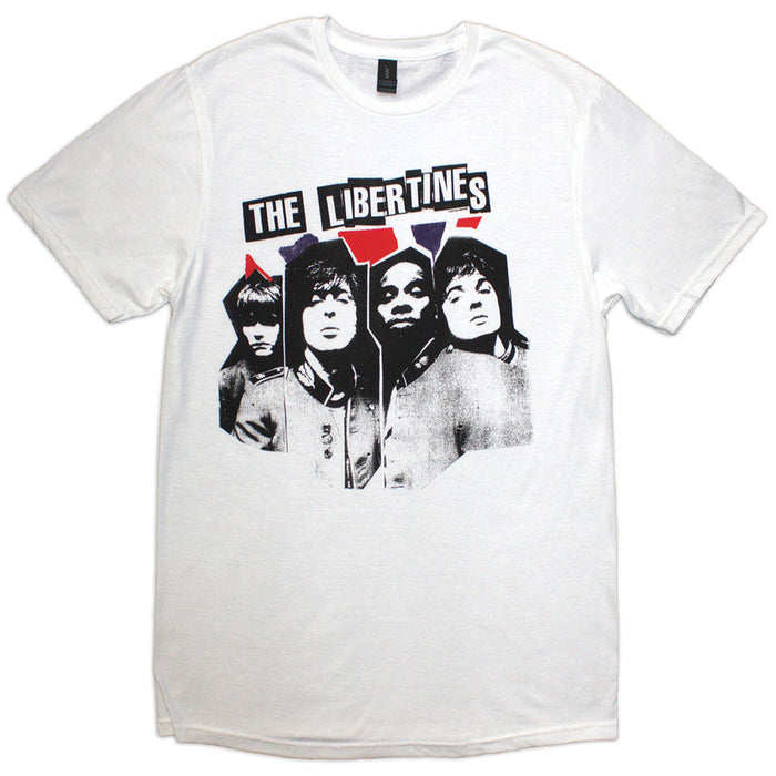 The Libertines RIP Flag Xerox White Small T-Shirt