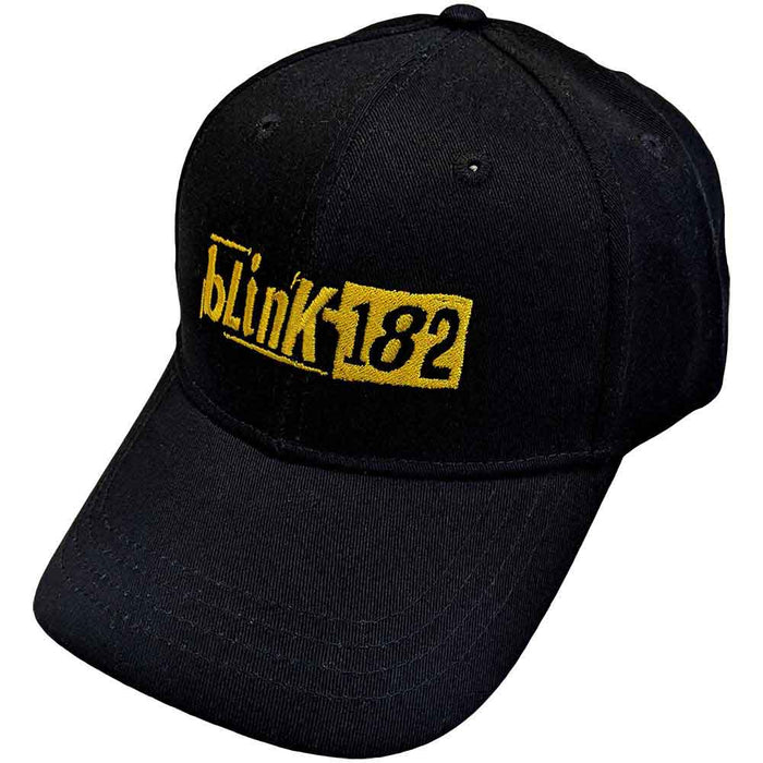 Blink 182 Modern Logo Black Baseball Cap Hat