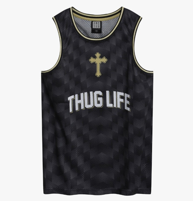 Tupac Basketball Jersey Large T-Shirt
