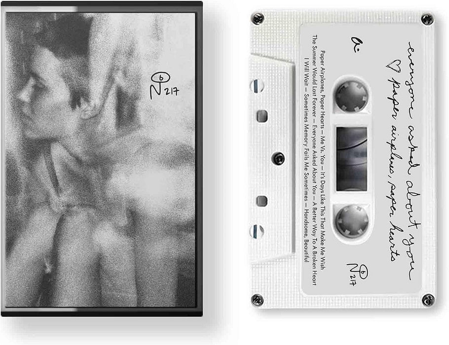 Everyone Asked About You Paper Airplanes, Paper Hearts White Cassette MC 2023