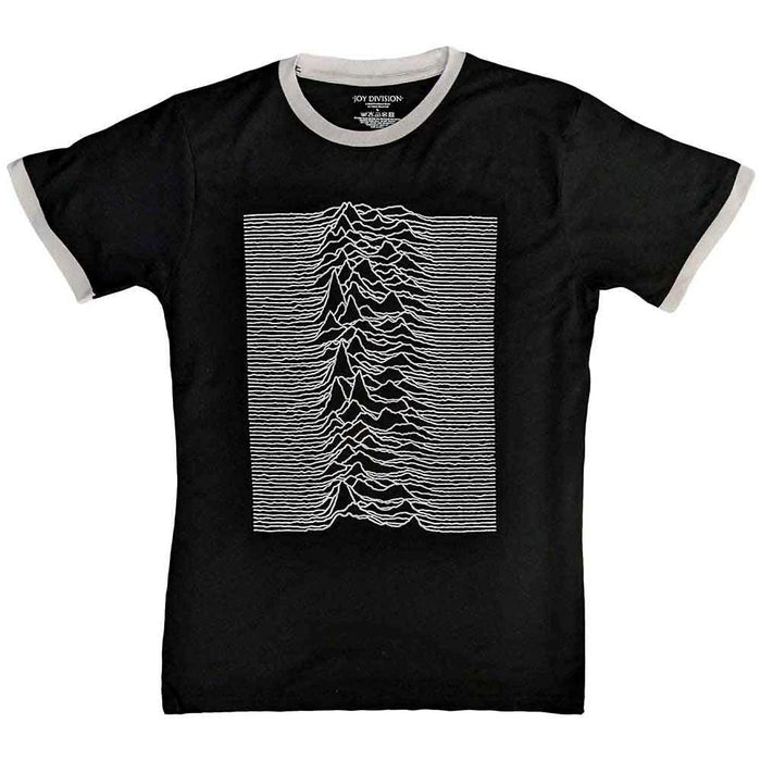 Joy Division Unknown Pleasures Ringer Black Small T-Shirt