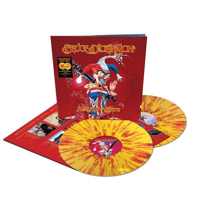 Bruce Dickinson Accident of Birth (2026 Remix) Vinyl LP Yellow & Red Splatter Colour NAD 2026 Due Out 17/10/26