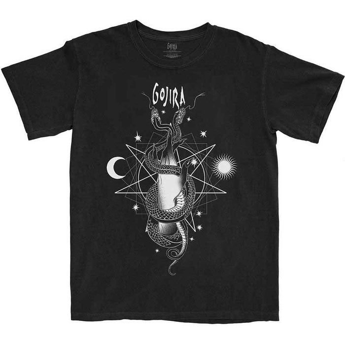 Gojira Celestial Snakes Black Small Unisex T-Shirt
