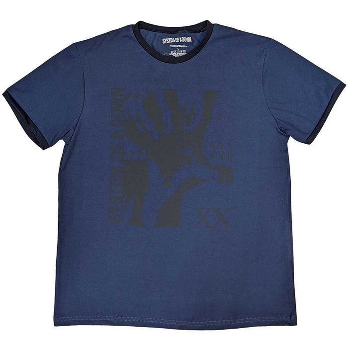 System Of A Down Intoxicated Denim Blue Small T-Shirt