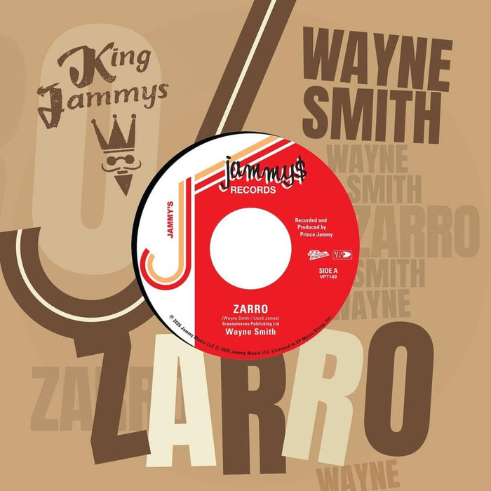 Wayne Smith&Prince Jammy Zarro (Zorro) 7"" Vinyl Single Due Out 04/09/26