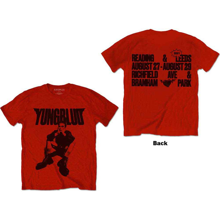 Yungblud R-U-OK? Print Red Large T-Shirt