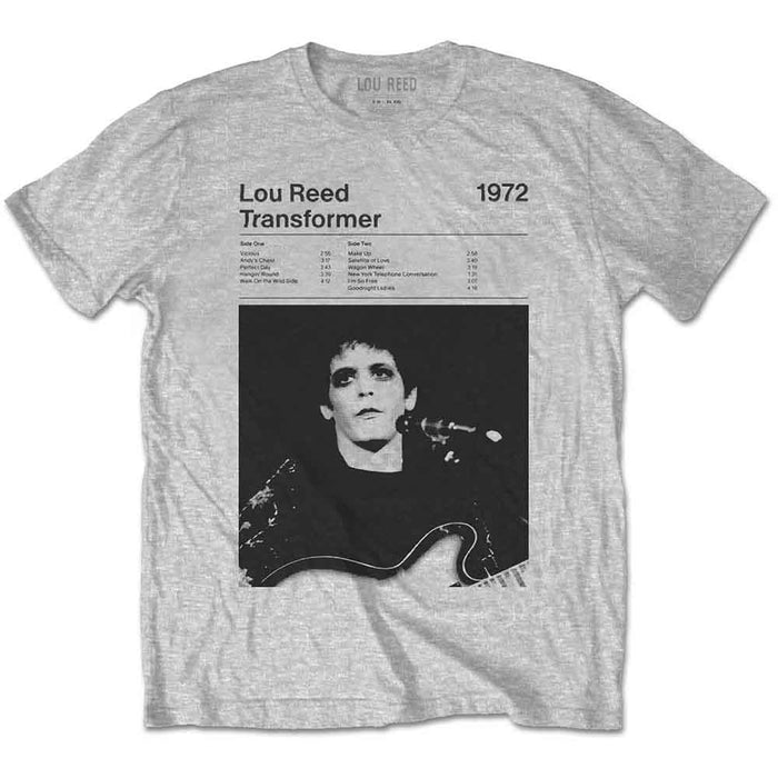 Lou Reed Transformer Grey X-Large T-Shirt