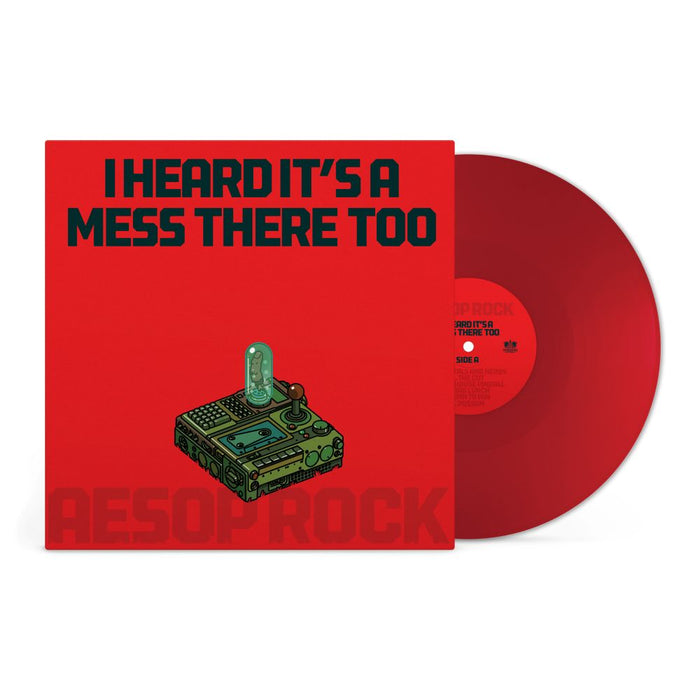 Aesop Rock I Heard Its A Mess There Too Vinyl LP Apple Red Opaque Colour 2025