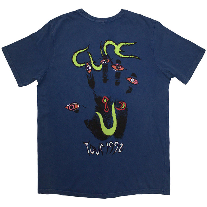 The Cure Wish Tour '92 Stone Wash Denim Blue Small T-Shirt