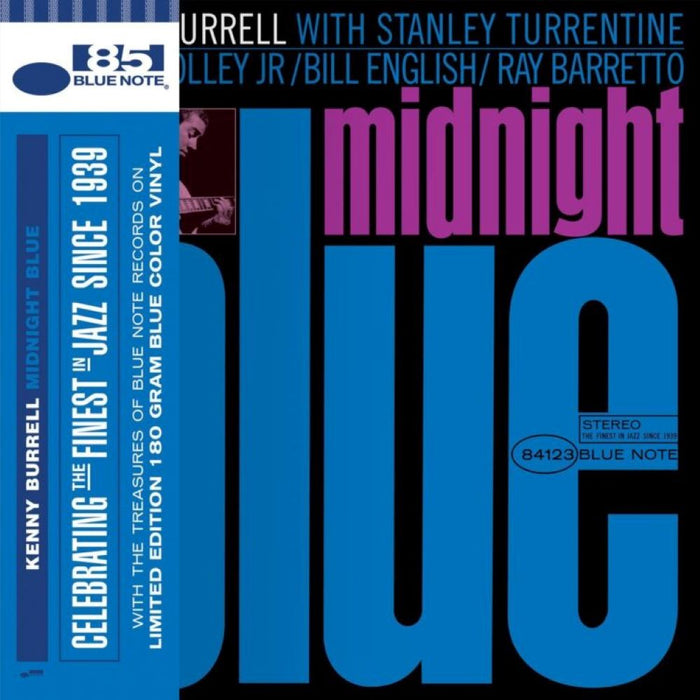 Kenny Burrell Midnight Blue (Blue Vinyl Series) Vinyl LP Blue Colour Due Out 11/10/24