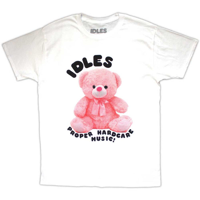 Idles Proper Hardcore White Large Unisex T-Shirt