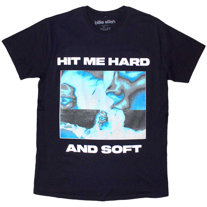Billie Eilish Hit Me Hard And Soft Negative Navy Blue XX-Large T-Shirt