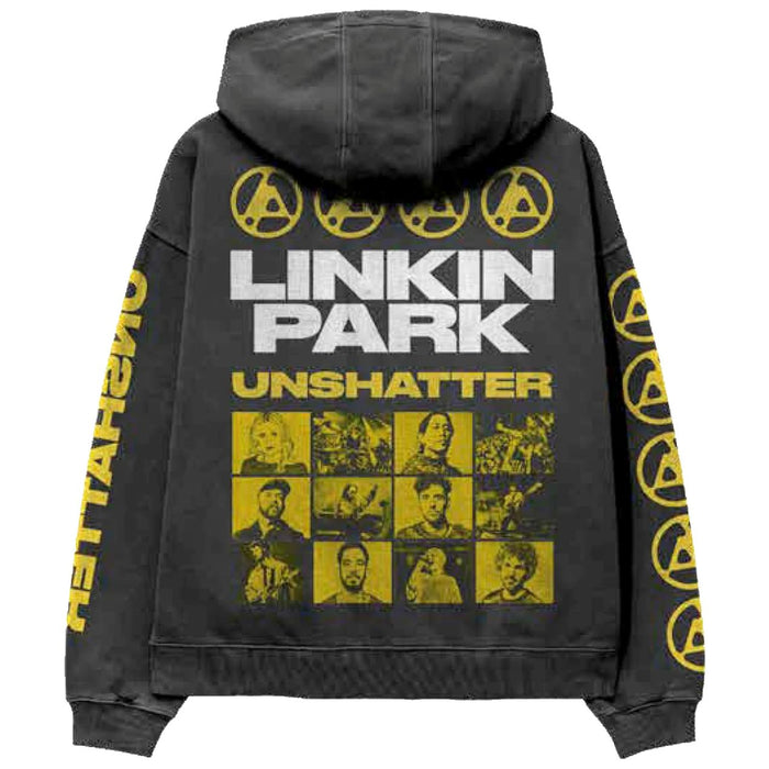 Linkin Park Unshatter Charcoal Grey Medium Hoodie