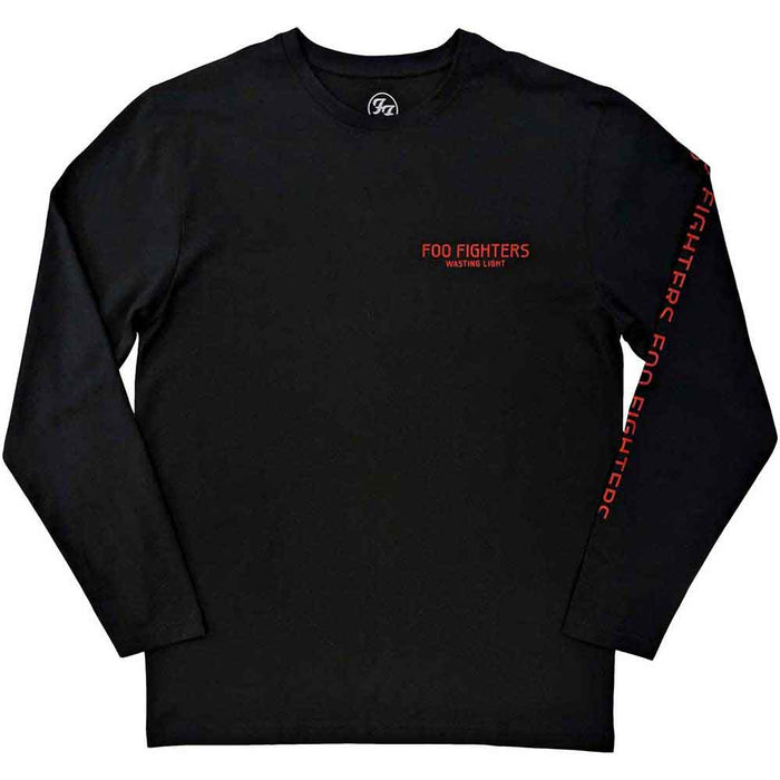 Foo Fighters Wasting Light Black Long Sleeve Small T-Shirt