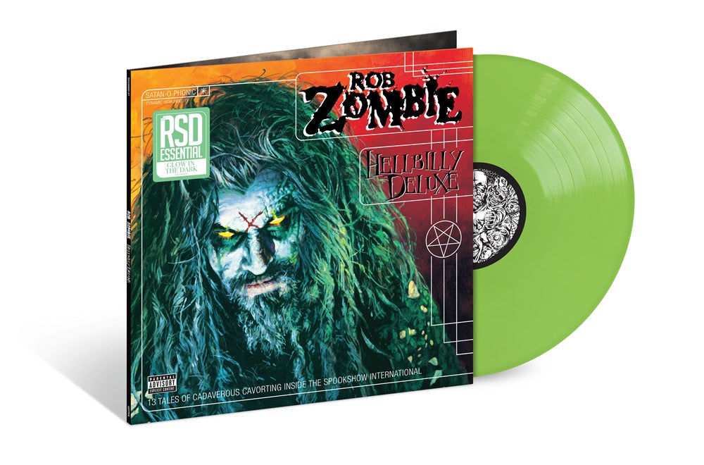 Rob Zombie Hillbilly Deluxe Vinyl LP Glow In The Dark Colour 2025