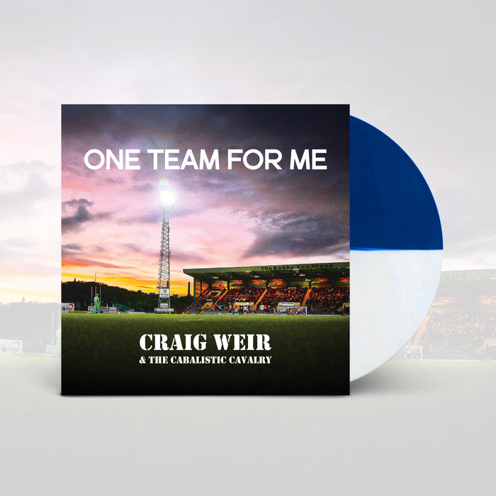 Craig Weir & The Cabalistic Cavalry One Team For Me 7" Vinyl Single Blue & White Colour 2025