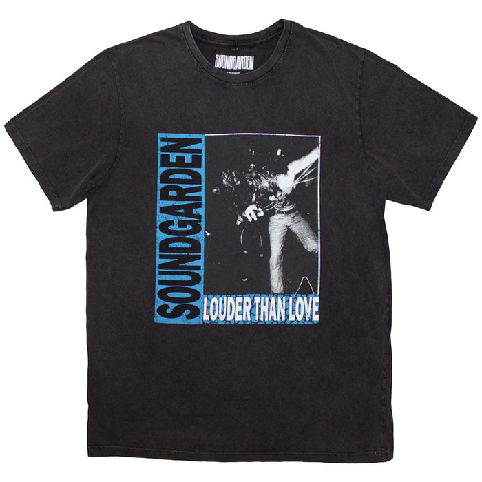 Soundgarden Louder Than Love Stone Wash Charcoal T-Shirt