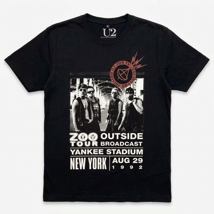 U2 Zoo TV Tour NY Poster Black Small T-Shirt