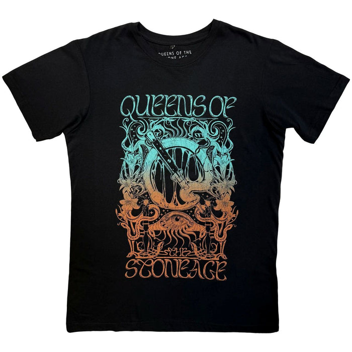 Queens Of The Stone Age Montage Black X-Large T-Shirt