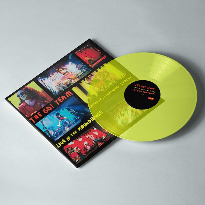 The Go! Team Thunder, Lightning, Strike - Live from the Roundhouse Vinyl LP Neon Yellow Colour Black Friday 2025