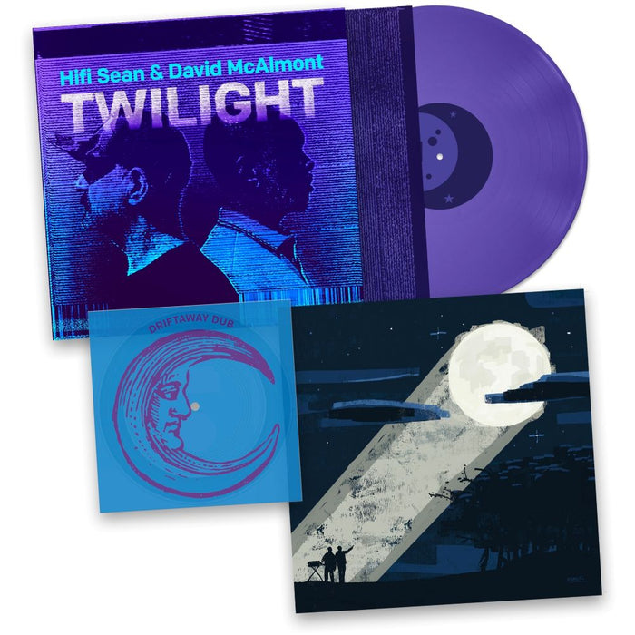 Hifi Sean & David McAlmont TWILIGHT Vinyl LP Indies Purple Midnight Colour + 7" Blue Flexi Disc 2025
