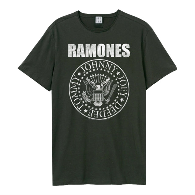 Ramones Classic Seal Charcoal X-Large Unisex T-Shirt