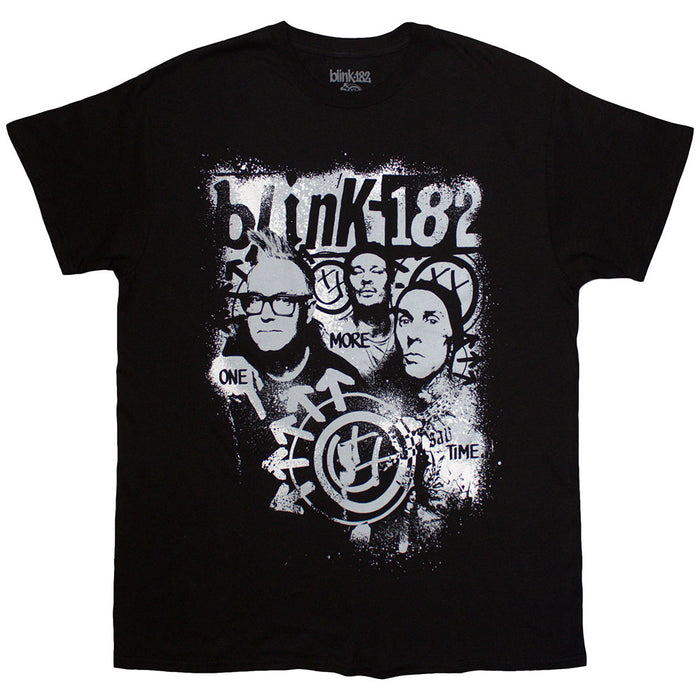 Blink-182 One More Time Spray Paint Black Small T-Shirt