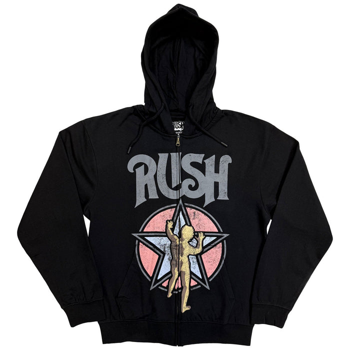 Rush Starman Black X-Large Zipped Hoodie