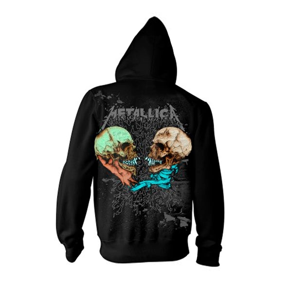 Metallica Sad But True Black Large Zipped Hoodie