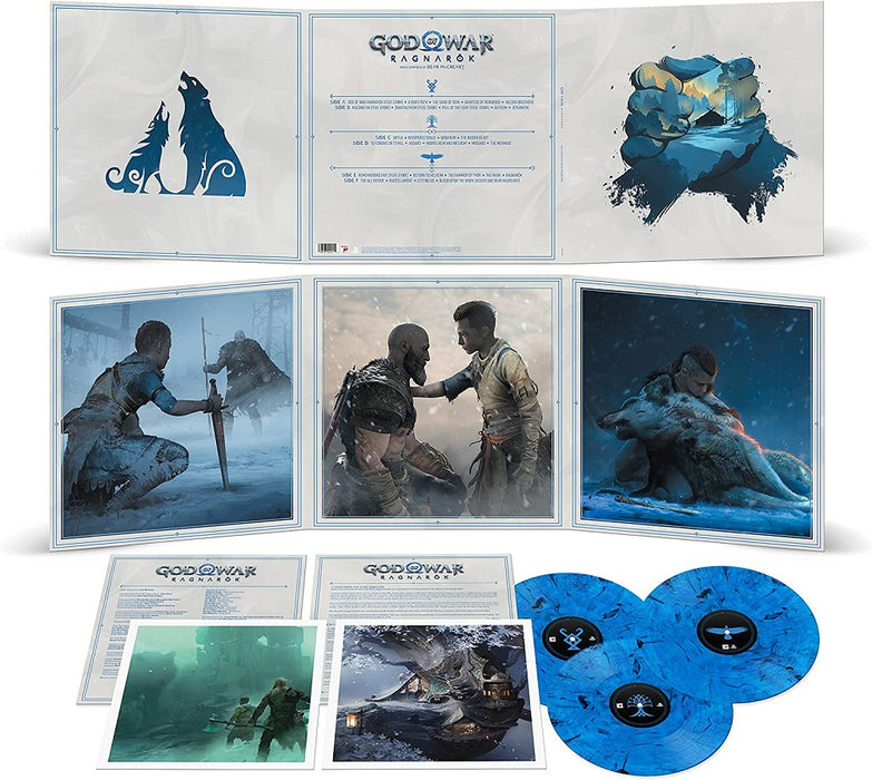 Bear McCreary God Of War Ragnarök (Original Soundtrack) Vinyl LP Smoke Blue Colour 2023