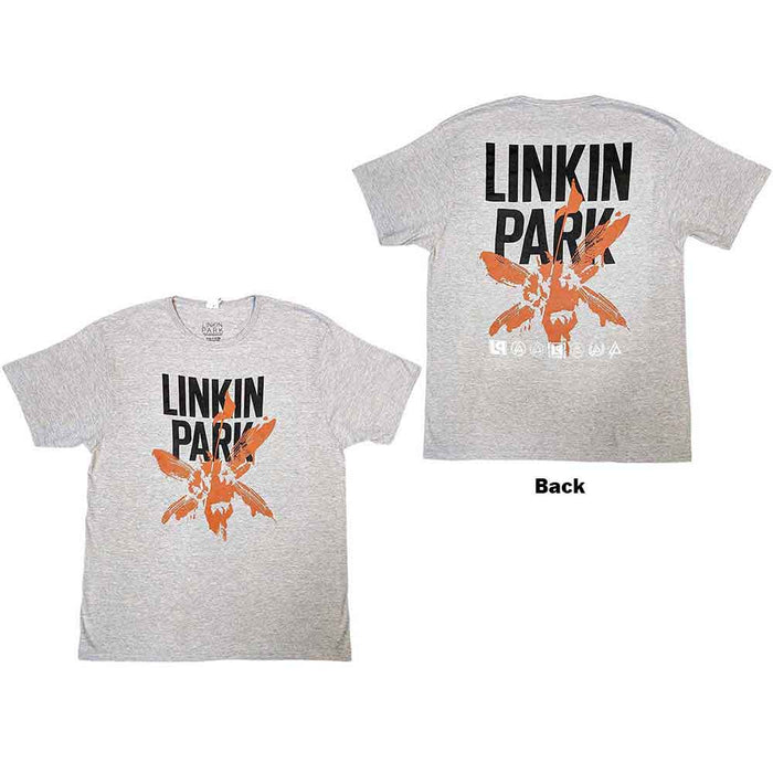 Linkin Park Soldier Icons Grey Large T-Shirt