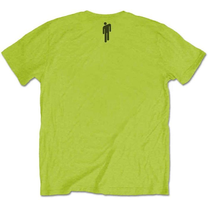 Billie Eilish Racer Logo & Blohsh Lime Green Small T-Shirt