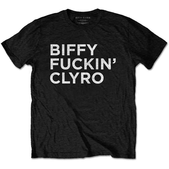 Biffy Clyro Biffy Fuckin Clyro Black Medium T-Shirt