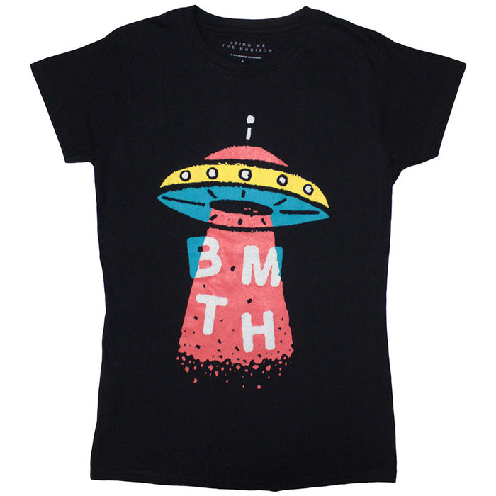 Bring Me The Horizon Alien Black Ladies X-Large T-Shirt