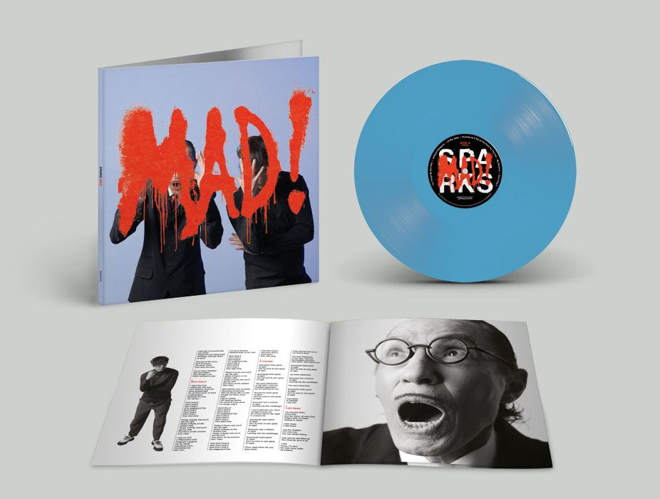 Sparks MAD! Vinyl LP Light Blue Colour + Lenticular Sleeve 2025