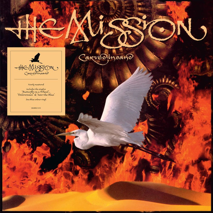 The Mission Carved In Sand Vinyl LP Sea Blue Colour Due Out 30/10/26