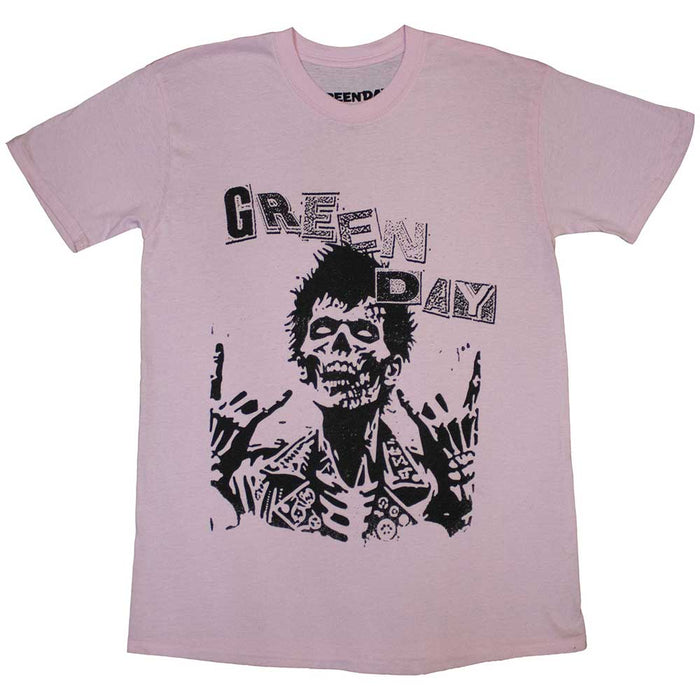 Green Day Savior Zombie Pink Small Unisex T-Shirt