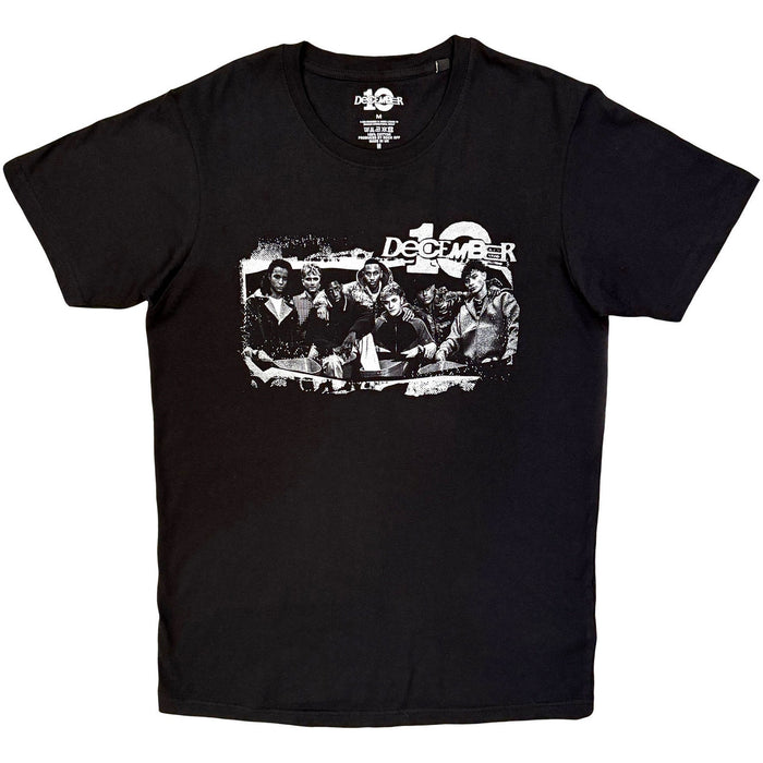 December 10 Bike Poster Black Stone Wash X-Large T-Shirt