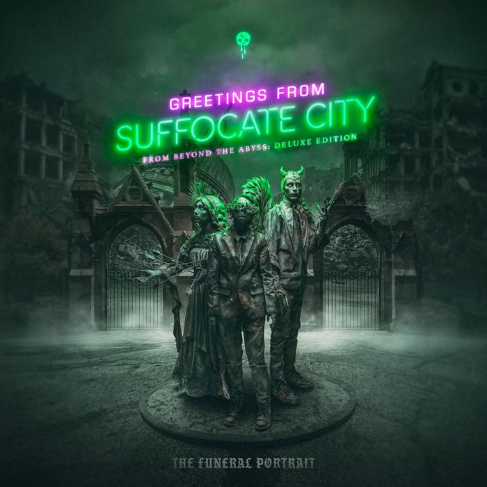 The Funeral Portrait Greetings From Suffocate City - From Beyond The Abyss Vinyl LP Green & Purple Colour 2025