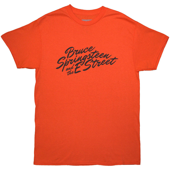 Bruce Springsteen Tour '24 River Font Orange X-Large T-Shirt