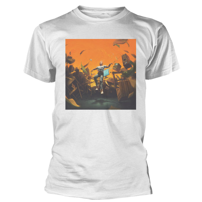 Logic No Pressure White Medium T-Shirt