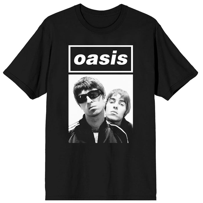 Oasis Noel & Liam Boxed Photo Black X-Large T-Shirt