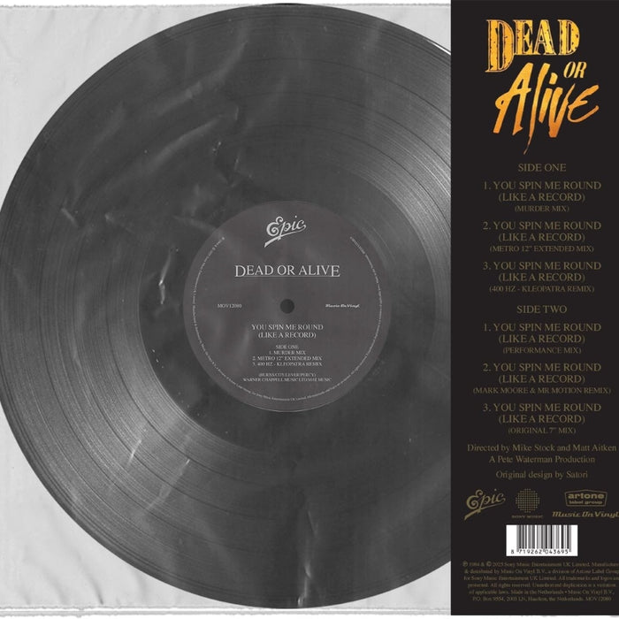 Dead Or Alive You Spin Me Round (Like a Record) Vinyl LP 2026