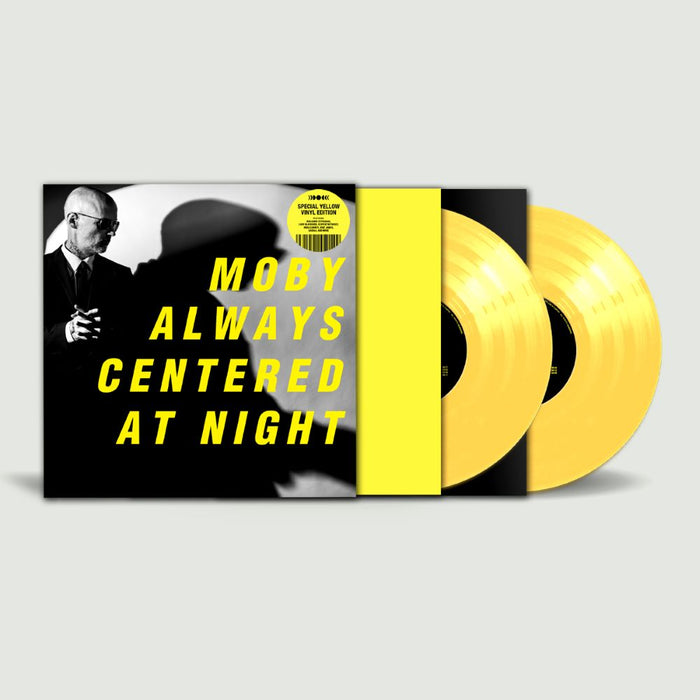 Moby Always Centered At Night Vinyl LP Indies Yellow Colour 2024