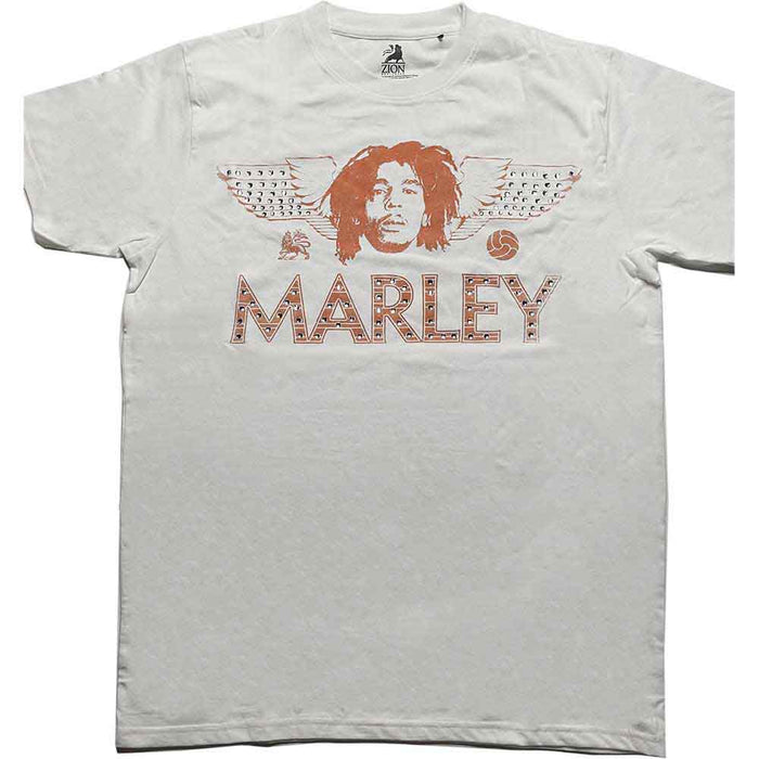 Bob Marley Wings Embellished White X-Large T-Shirt