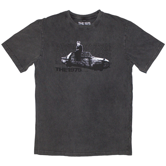 The 1975 Car Photo Charcoal Grey Stone Wash Medium T-Shirt