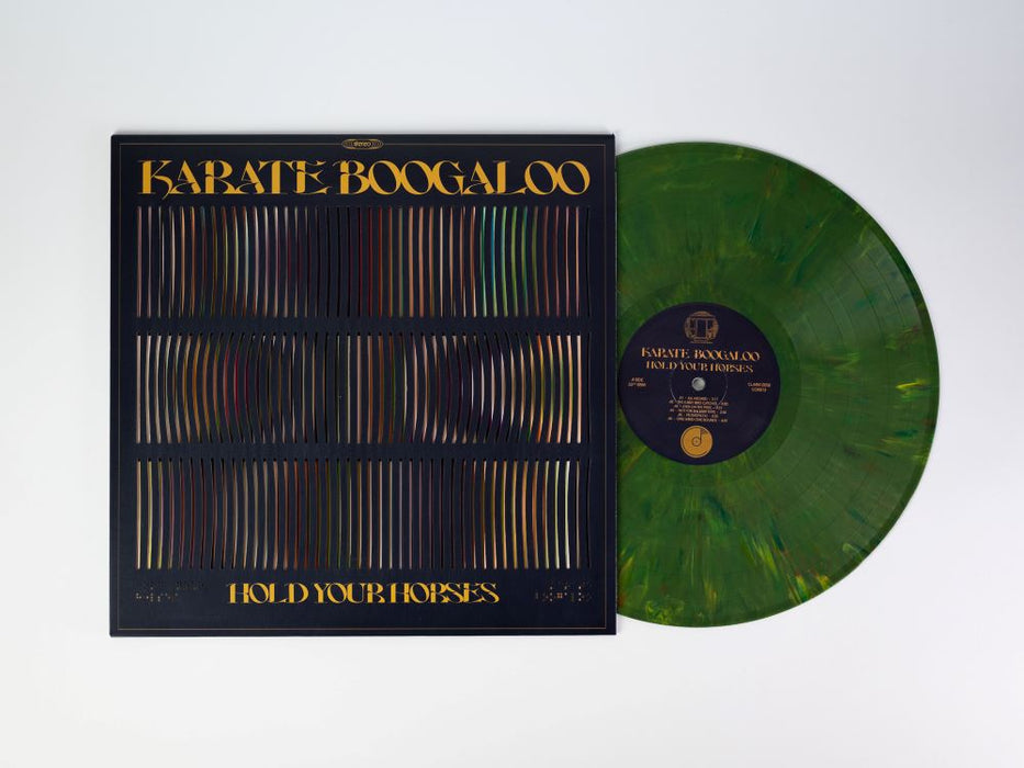 Karate Boogaloo Hold Your Horses Vinyl LP Indies Camo Green Colour Due Out 03/05/24